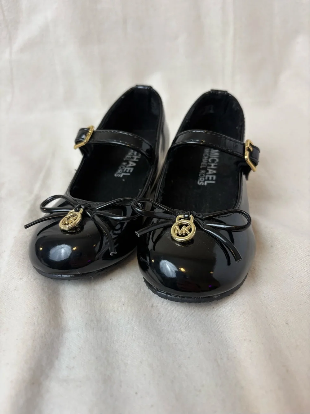 MICHAEL Michael Kors Toddler Girls' Black Patent Mary Jane size 8 Designer